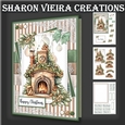 Green and Kraft  Christmas Card One 