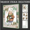 Green and Kraft  Christmas Card Three 