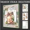 Green and Kraft  Christmas Card 6