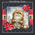 Jolly Christmas cat 4