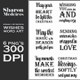 Sweet christmas word art 