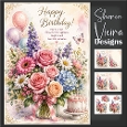 Floral series : Happy Birthday