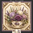 Timeless purple teacup
