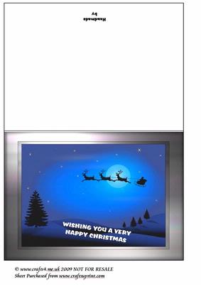Blue Santa