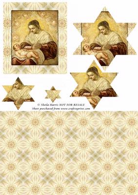 Madonna in Stars Pyramid