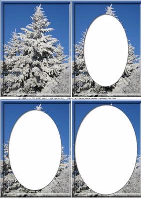 Snow Scene Tunnel Sheet