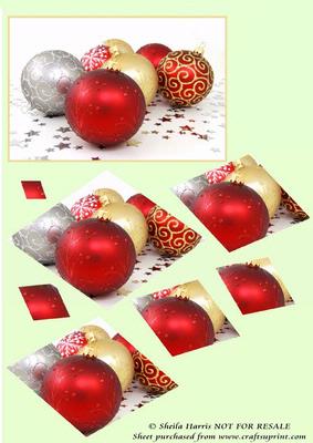 Beautiful Baubles in Diamond Spiral