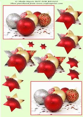 Beautiful Baubles 2 in Star Spiral Pyramids