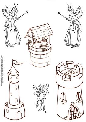 Fairyland Digital Stamping Sheet