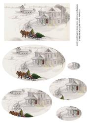 Winter Scene Pyramid Sheet
