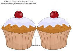 Cupcake Shaped Card