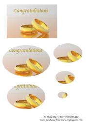 Congratulations Oval Pyramid