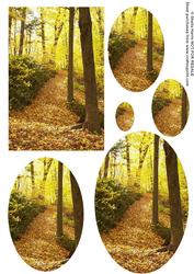 Autumn in the Woods Pyramid Sheet