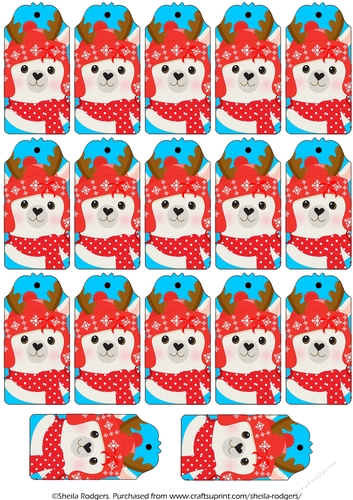 17 Christmas Llama Gift Tags 1