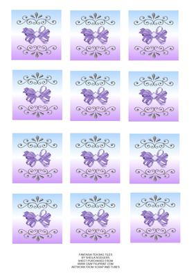 Fantasia Tea Bag Tiles