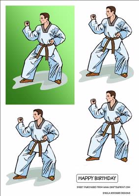Martial Arts Man, Judo, Karate
