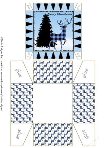 GIFT BOX - TARTAN STAG