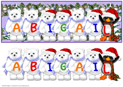 XMAS ANIMALS - ABIGAIL