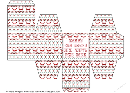 All In One Gift Box - Scandi Christmas 1