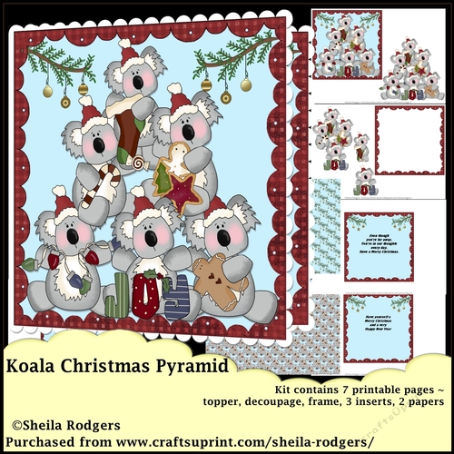 Koala Christmas Pyramid