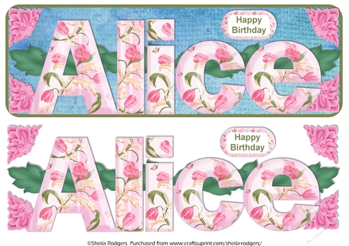 TULIP ALPHA NAMES - ALICE