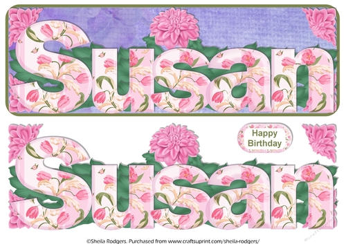 TULIP ALPHA NAMES - SUSAN