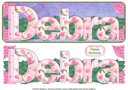 TULIP ALPHA NAMES - DEBRA