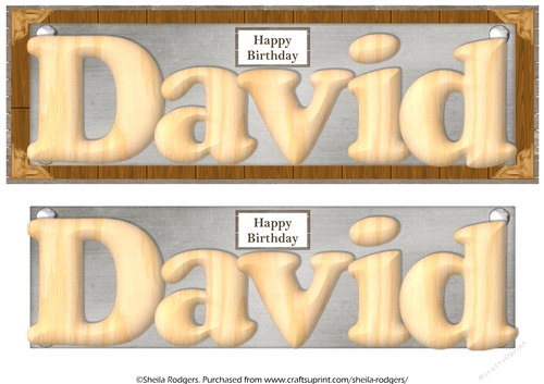 WOOD MALE NAMES - DAVID