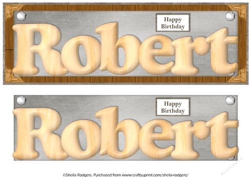 WOOD MALE NAMES - ROBERT