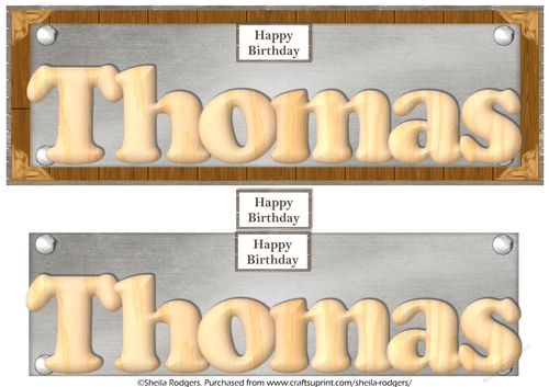WOOD MALE NAMES - THOMAS