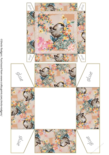 GIFT BOX - BIRD IN BLOSSOM 