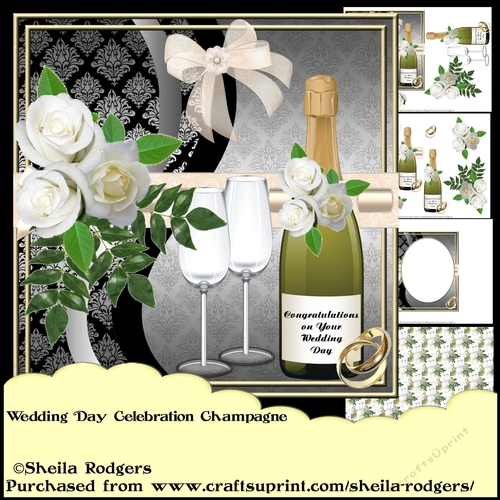 Wedding Day Celebration Champagne