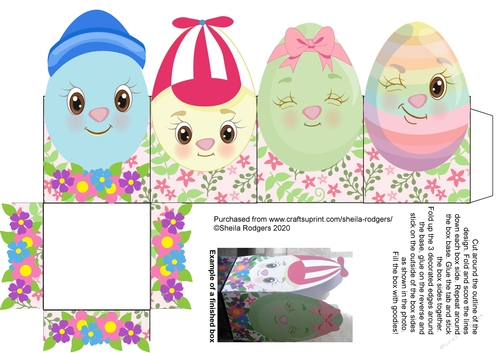 EASTER BASKET 2 - SMILEY EGGS