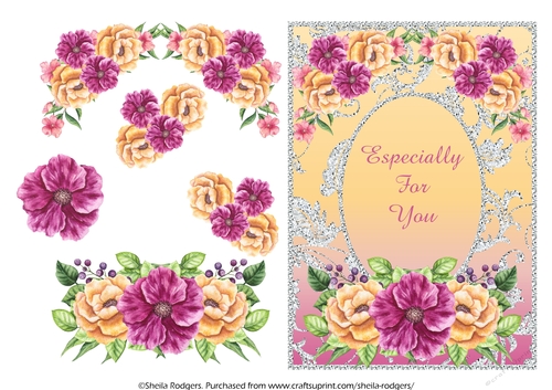 5x7 Floral Group 1 - Especially For You