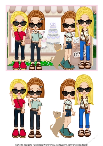 5X7 SUNNY DAY SHOPPING