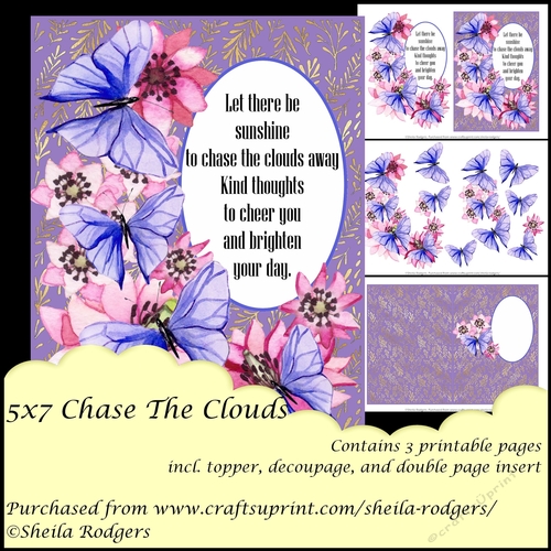 5x7 Chase The Clouds