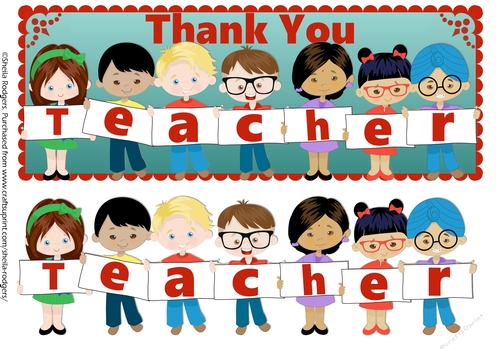 Multicultural Thank You Teacher 1
