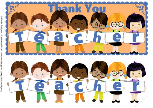 Multicultural Thank You Teacher 2