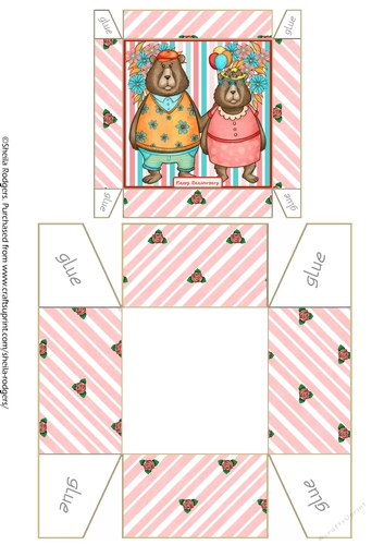 GIFT BOX - ANNIVERSARY BEARS
