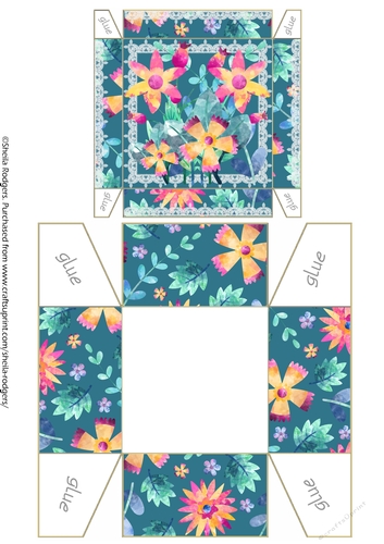 GIFT BOX - FLORAL WATERCOLOUR