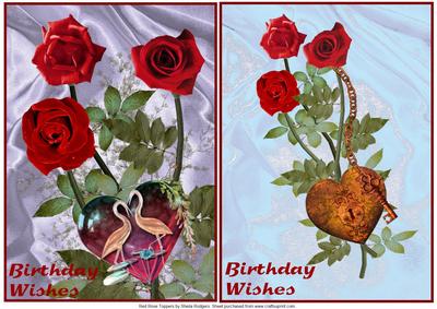 Red Rose Toppers