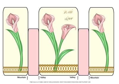 Pink Calla Lily Quick Card