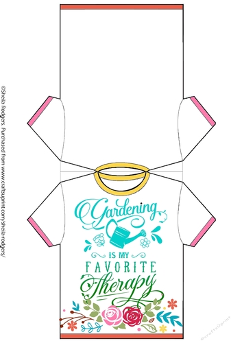 TEE SHIRT CARD - GARDENING THERAPY