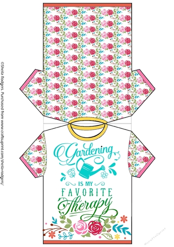 TEE SHIRT CARD - GARDENING THERAPY 2