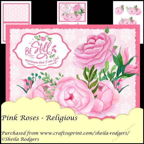 Pink Roses - Religious
