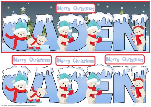 POLAR BEAR NAMES - CADEN