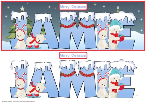 POLAR BEAR NAMES - JAMIE