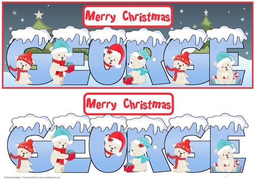POLAR BEAR NAMES - GEORGE