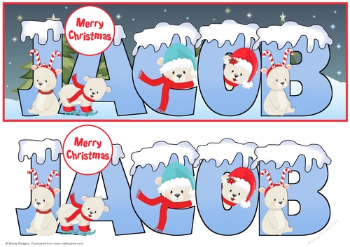 POLAR BEAR NAMES - JACOB