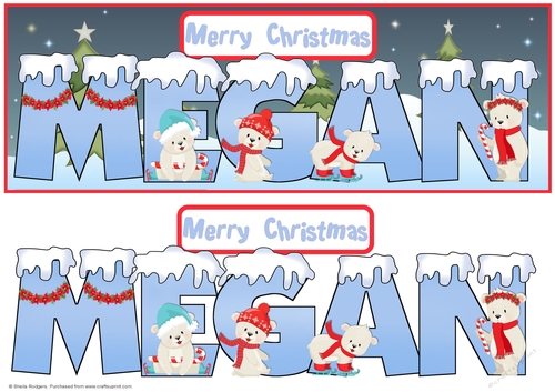POLAR BEAR NAMES - MEGAN